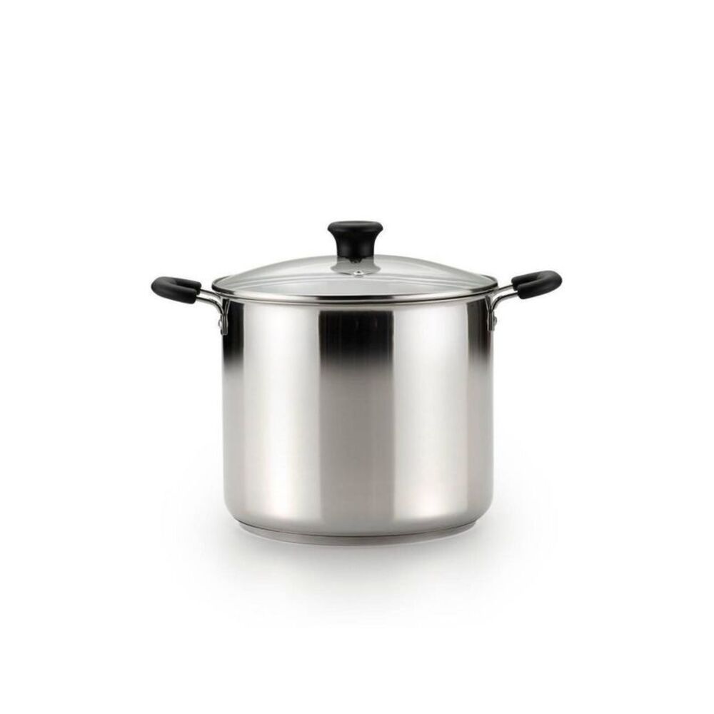 T-Fal -  Stainless Steel, 12qt Stockpot, Silver Silver